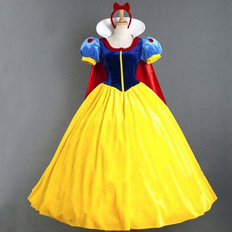 Erwachsene Cosplay -Kleid Schneeweiß Mädchen Prinzessin Kleid Frauen Erwachsene/children Prinzessin Schneeweiß Halloween Party Kostüm