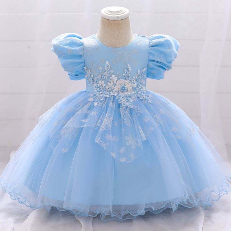 Baige Baby Girl Frocks Design Kurzarm Performance Tanzkleid Kinder \'s Party Wear Gown L2028XZ