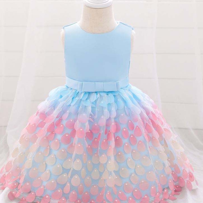 Baige Amazon Top Sale Meerjungfrau Pailletten Babykleid Prinzessin Girls Party Geburtstagskleider ein Stück Mädchen Partykleider
