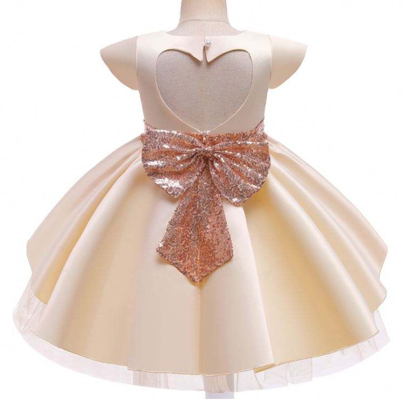 Baigeneue kleine Mädchen Brautkleider Kinder Prinzessin Kleider mit Bow Child Birthday Party Kleid 3-10 Jahre alt