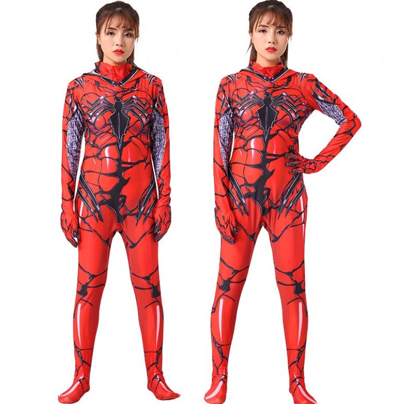 Hochqualitäts Halloween Kostüm Cosplay Cosplay Red Women \'s Gift BodySuit Cosplay Marvel Party Frau