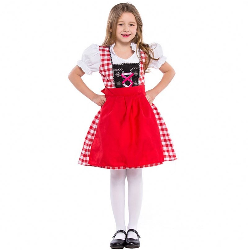 S-XL Kind Deutschland Bierfestival Kellner Cosplay Kostüme Jungen und Mädchen Oktoberfest Kostüme Kinder Rollenspiel Uniform