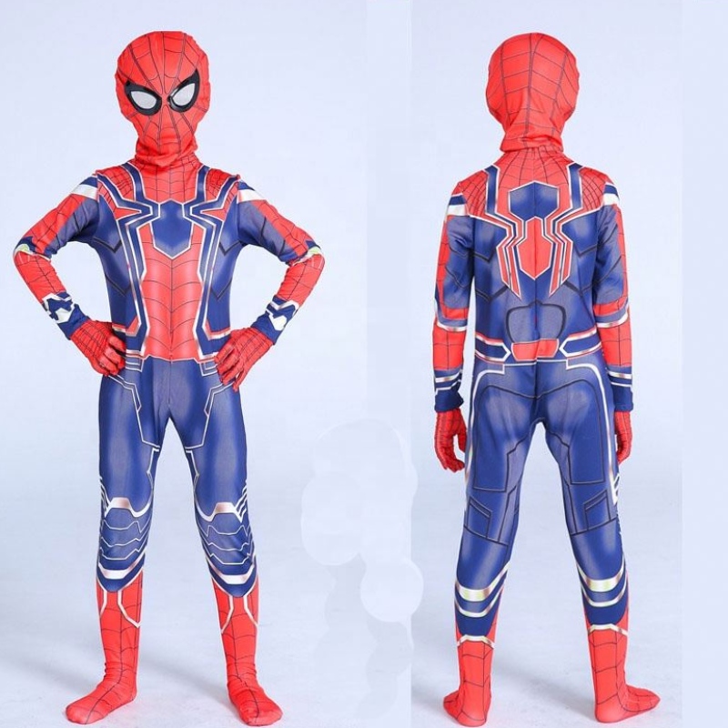 Kinder Jungen Halloween Muskel Spiderman Kostüm Baby Halloween Kleidung Kinder Cosplay Jumpsuit