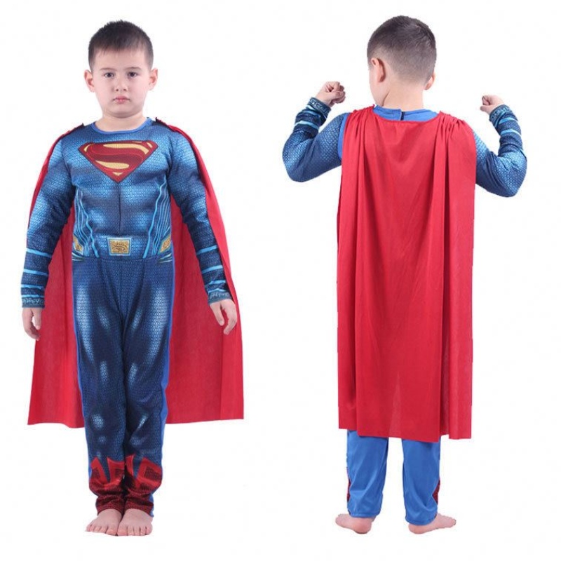 Halloween Cosplay Party Kostüm Kleid Kinder Superheld Superheld Muskelkostüm Kinder Super Man Kleidung