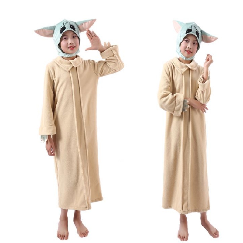 Baby Yoda Cosplay Kostüm Yoda War Anime Kids Overall